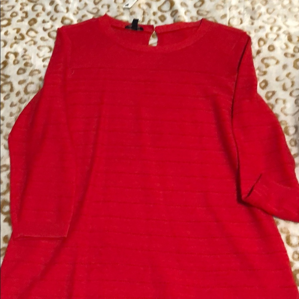 Red sweater